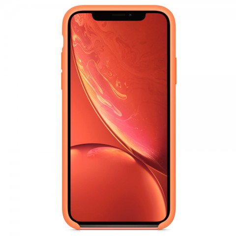Силиконовый чехол для iPhone Xr, «свежая папайя»-1