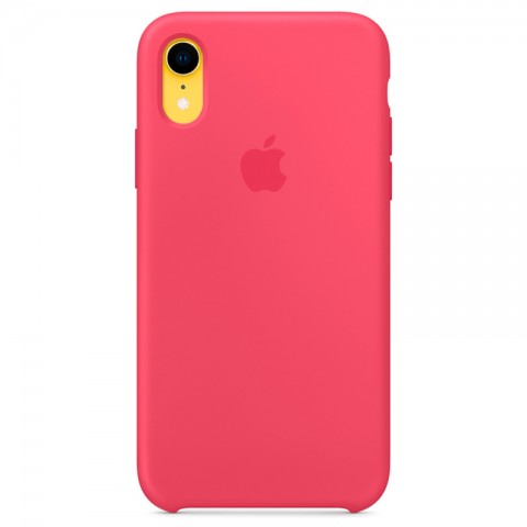 Силиконовый чехол для iPhone Xr, «красный каркаде»