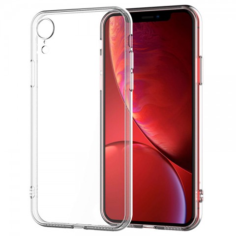 Чехол-накладка iPhone Xr TPU, прозрачный-1