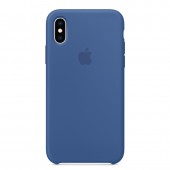 Силиконовый чехол для iPhone Xs, «голландский синий» Силиконовый чехол для iPhone Xs, «голландский синий»