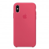 Силиконовый чехол для iPhone Xs, «красный каркаде» Силиконовый чехол для iPhone Xs, «красный каркаде»