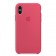Силиконовый чехол для iPhone Xs, «красный каркаде»