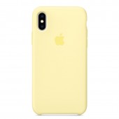 Силиконовый чехол для iPhone Xs, «лимонный крем» Силиконовый чехол для iPhone Xs, «лимонный крем»