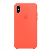 Силиконовый чехол для iPhone Xs, «спелый нектарин» Силиконовый чехол для iPhone Xs, «спелый нектарин»