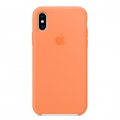 Силиконовый чехол для iPhone Xs, «свежая папайя» Силиконовый чехол для iPhone Xs, «свежая папайя»
