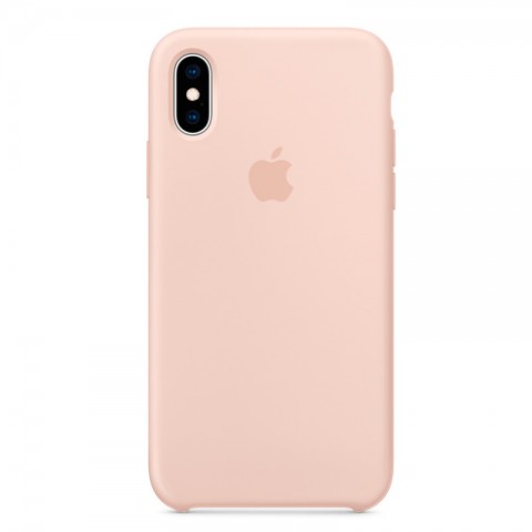Силиконовый чехол для iPhone Xs, «розовый песок»