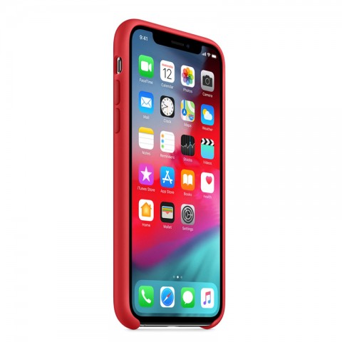 Силиконовый чехол для iPhone Xs, (PRODUCT) Red-2