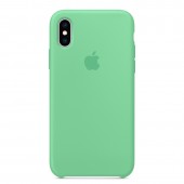 Силиконовый чехол для iPhone Xs, «нежная мята» Силиконовый чехол для iPhone Xs, «нежная мята»
