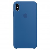 Силиконовый чехол для iPhone Xs Max, «голландский синий» Силиконовый чехол для iPhone Xs Max, «голландский синий»