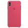 Силиконовый чехол для iPhone Xs Max, «красный каркаде»