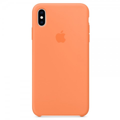Силиконовый чехол для iPhone Xs Max, «свежая папайя»