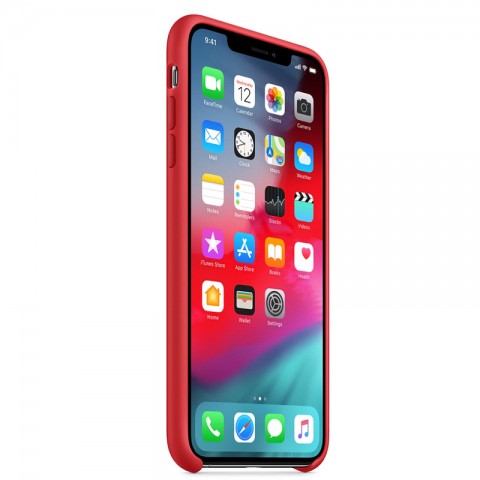 Силиконовый чехол для iPhone Xs Max, (PRODUCT)RED-2