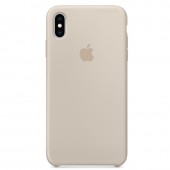 Силиконовый чехол для iPhone Xs Max, бежевый Силиконовый чехол для iPhone Xs Max, бежевый