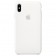 Силиконовый чехол для iPhone Xs Max, белый
