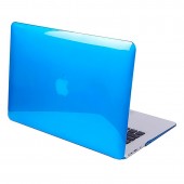 Чехол-накладка пластик глянцевый для MacBook Air 11" прозрачно-голубой Чехол-накладка пластик глянцевый для MacBook Air 11" прозрачно-голубой