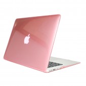 Чехол-накладка пластик глянцевый для MacBook Air 11" прозрачно-розовый Чехол-накладка пластик глянцевый для MacBook Air 11" прозрачно-розовый