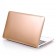 Чехол-накладка металлик пластиковый для MacBook Air 11" золотистый