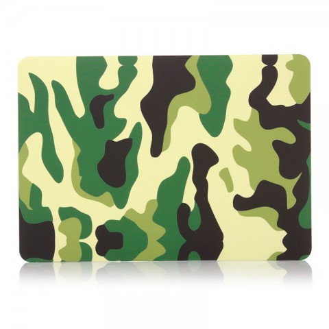 Чехол-накладка "Хаки" пластиковый для MacBook Air 13", зеленый-1