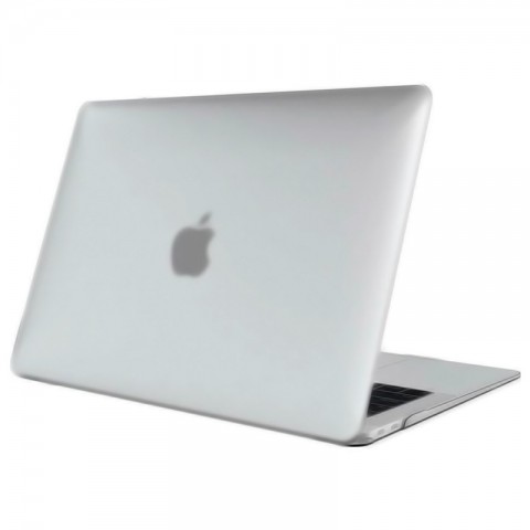 Чехол-накладка пластик матовый для MacBook Air (2018) 13" прозрачный