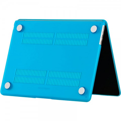 Чехол-накладка пластик матовый для MacBook Air 15.3" (2023) голубой-4