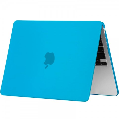 Чехол-накладка пластик матовый для MacBook Air 15.3" (2023) голубой-3