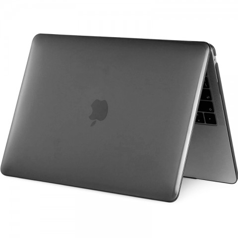 Чехол-накладка пластик глянцевый для MacBook Air (2022) 13.6" серый-2