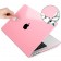Чехол-накладка пластик глянцевый для MacBook Air (2022) 13.6" розовый