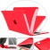 Чехол-накладка пластик глянцевый для MacBook Air 15.3" (2023) красный