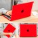 Чехол-накладка пластик глянцевый для MacBook Air 15.3" (2023) красный