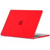 Чехол-накладка пластик матовый для MacBook Air (2022) 13.6" красный Чехол-накладка пластик матовый для MacBook Air (2022) 13.6" красный