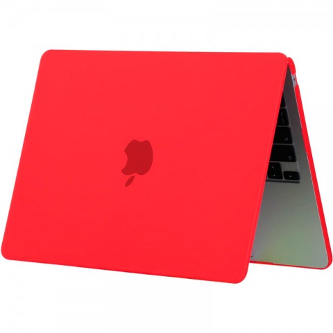Чехол-накладка пластик матовый для MacBook Air 15.3" (2023) красный-3