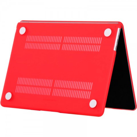 Чехол-накладка пластик матовый для MacBook Air 15.3" (2023) красный-4