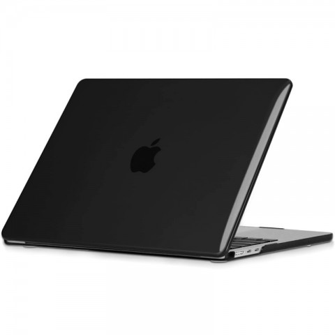 Чехол-накладка пластик глянцевый для MacBook Air 15.3" (2023) черный