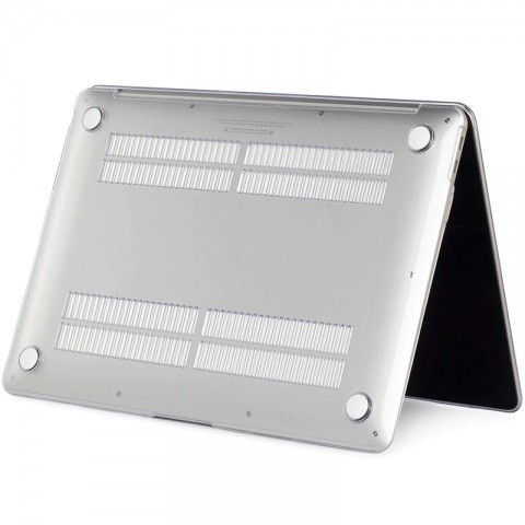 Чехол-накладка пластик глянцевый для MacBook Air (2022) 13.6" прозрачный-2