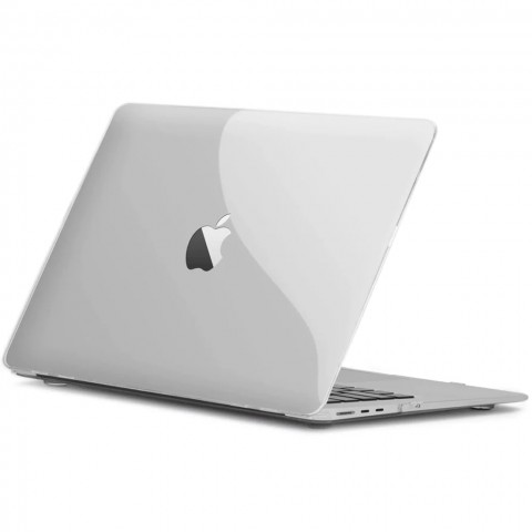 Чехол-накладка пластик глянцевый для MacBook Air (2022) 13.6" прозрачный
