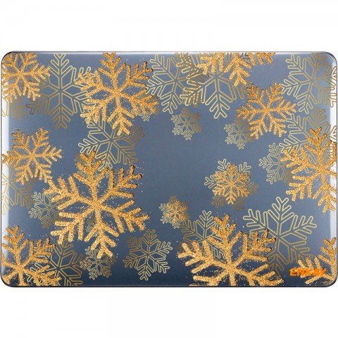 Чехол-накладка "Снежинки" пластиковый для MacBook Pro 13"-3