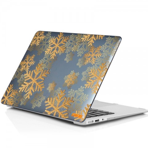 Чехол-накладка "Снежинки" пластиковый для MacBook Air 13"