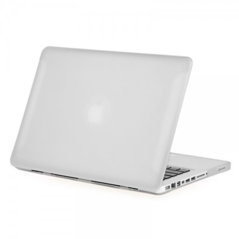 Чехол-накладка пластик матовый для MacBook Pro 13" (до 2012) прозрачный