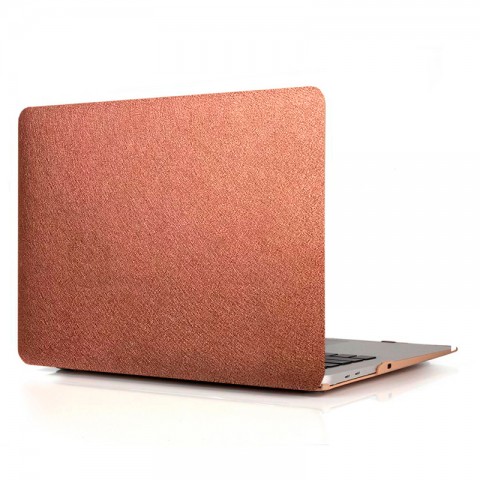 Чехол-накладка кожаный (2 стороны) для MacBook Pro 13" бронзовый