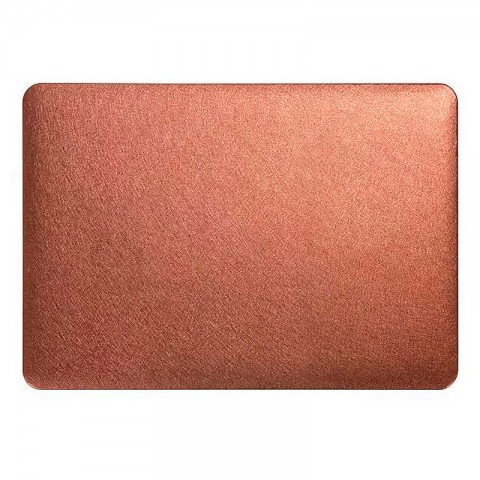 Чехол-накладка кожаный (2 стороны) для MacBook Pro 13" бронзовый-2