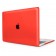 Чехол-накладка пластик глянцевый для MacBook Pro 13" прозрачно-красный