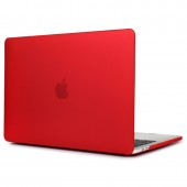 Чехол-накладка пластик матовый для MacBook Pro 13" прозрачно-красный Чехол-накладка пластик матовый для MacBook Pro 13" прозрачно-красный