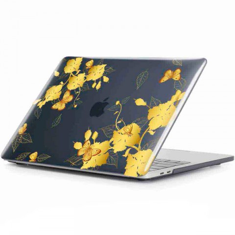Чехол-накладка "Бабочки" пластиковый для MacBook Pro 13"