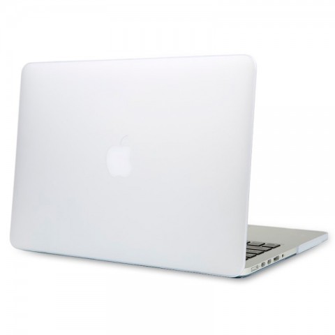 Чехол-накладка пластик матовый для MacBook Pro Retina 13" прозрачный