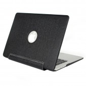Чехол-книжка кожа-пластик для MacBook Pro 13" черный Чехол-книжка кожа-пластик для MacBook Pro 13" черный