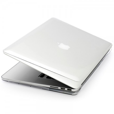 Чехол-накладка пластик глянцевый для MacBook Pro Retina 13" прозрачный