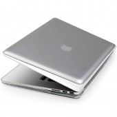 Чехол-накладка пластик глянцевый для MacBook Pro Retina 13" прозрачно-серый Чехол-накладка пластик глянцевый для MacBook Pro Retina 13" прозрачно-серый