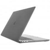 Чехол-накладка пластик матовый для MacBook Pro 16" прозрачно-серый Чехол-накладка пластик матовый для MacBook Pro 16" прозрачно-серый