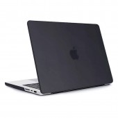 Чехол-накладка пластик матовый для MacBook Pro 14,2" (с 2021) прозрачно-черный Чехол-накладка пластик матовый для MacBook Pro 14,2" (с 2021) прозрачно-черный