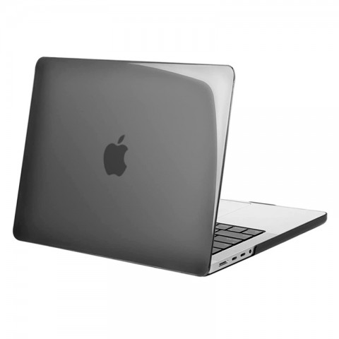 Прозрачно-черный глянцевый чехол MacBook Pro 14,2" (с 2021 года)